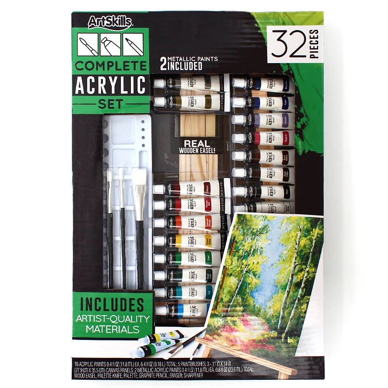 ArtSkills® 32 Piece Complete Acrylic Paint Set