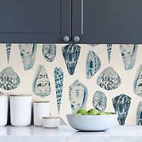 Scalamandre Porcelain Coquina Peel & Stick Wallpaper