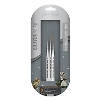 Silver Brush Limited Ultra Mini® White Striper Brushes, Set of 3