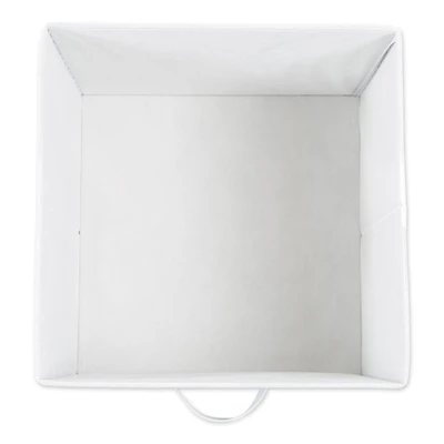 DII® 11" Nautical Blue Herringbone Storage Cube, 2ct.