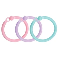 We R Memory Keepers® Cinch Pink, Lilac & Blue Plastic Loop Binding, 24ct.