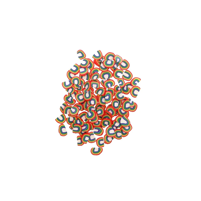 Rainbow Shaped Clay Glitter by Creatology™