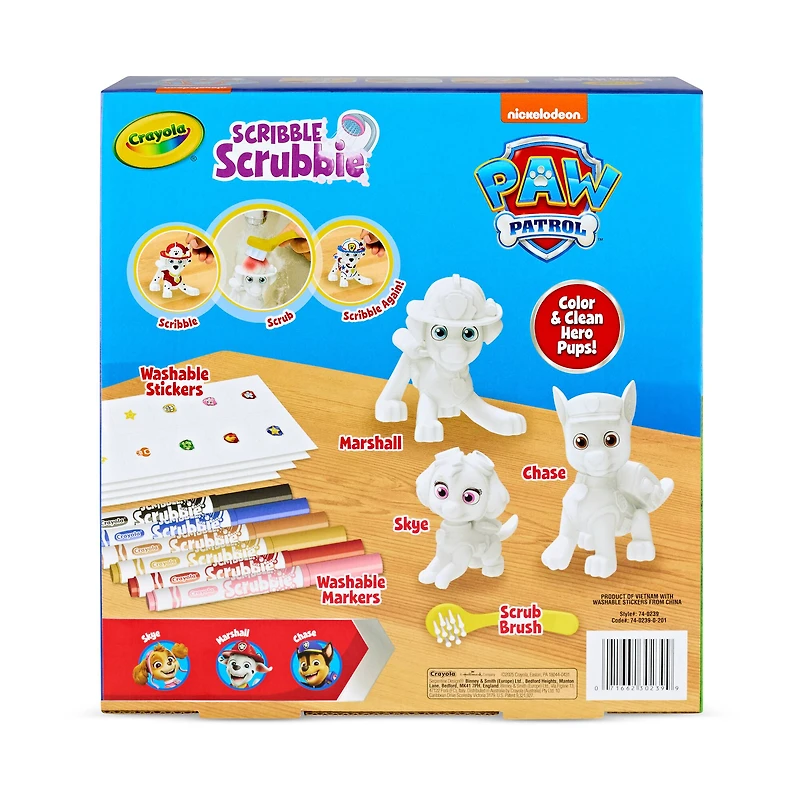 Crayola® Scribble Scrubbie® Pets PAW Patrol™ & Washable Sticker Set, 3ct.