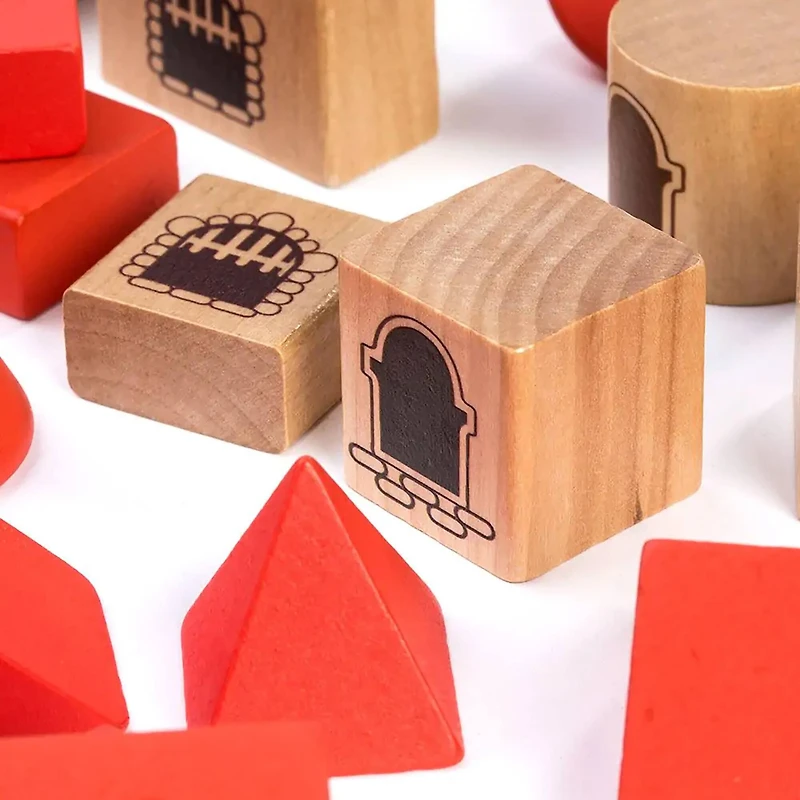 Miniland Wooden Stacking Castle Play Set