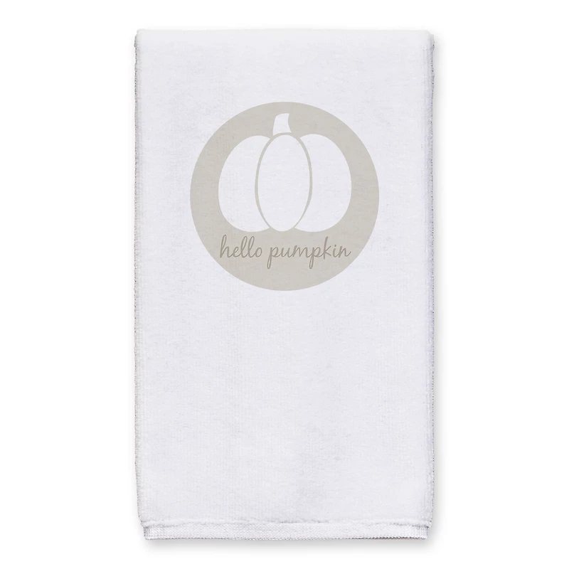 Hello Pumpkin Brown Tea Towel Set