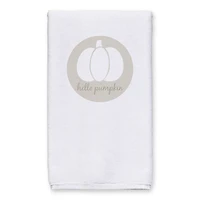 Hello Pumpkin Brown Tea Towel Set