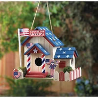 8.5" U.S.A. Patriotic Birdhouse