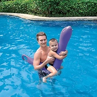 Dinosaur Twisty Tube Inflatable Swimming Pool Noodle, 5.25ft