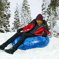SnowCandy 48" Heavy Duty Pro Edition Deluxe Inflatable Snow Tube