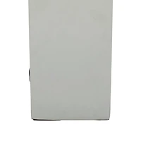 23" White Ceramic Traditional Table Lamp