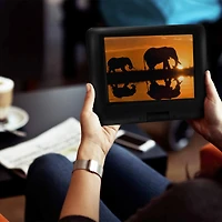 Trexonic 14.1" Portable DVD Player with Swivel LCD Screen