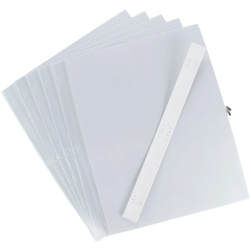 Pioneer® 12" x 15" Universal Top-Loading Page Protectors with White Inserts