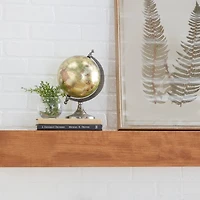 10" Brown Aluminum Traditional Globe