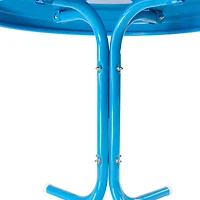 22" Outdoor Retro Tulip Side Table