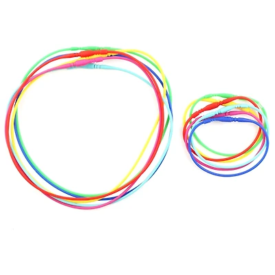 Primary Mix Silicone Bracelets & Necklaces by Creatology™, 12ct.