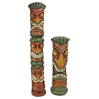 Design Toscano® Aloha Hawaii Tiki Sculpture Set