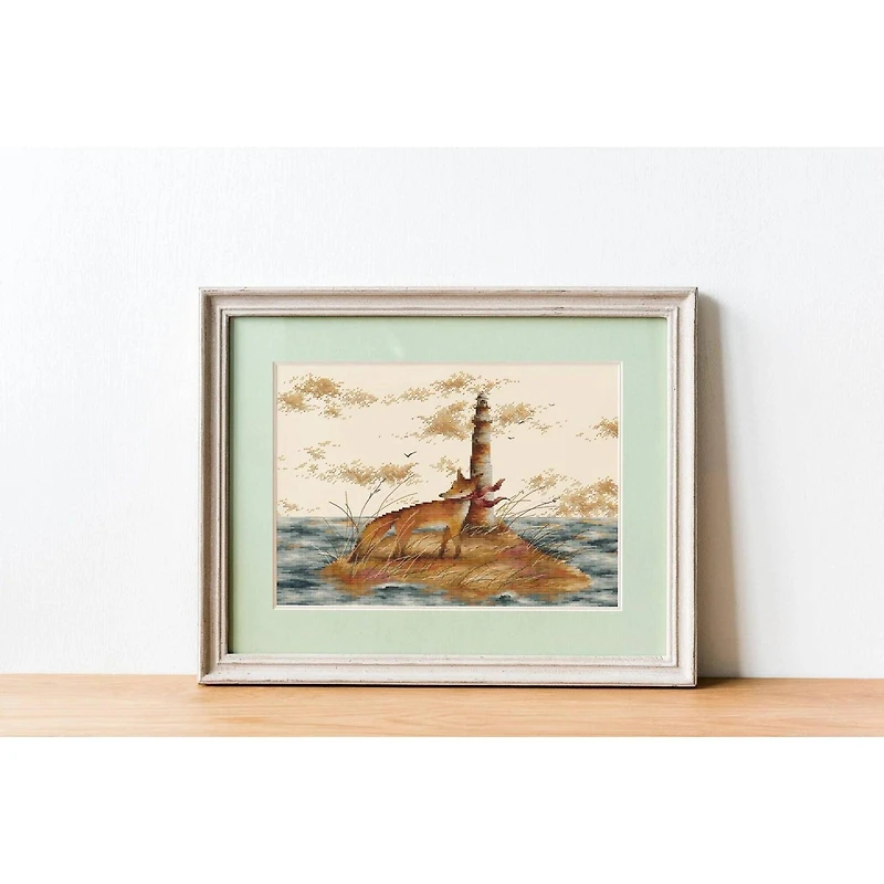 Luca-S Fox on Island Counted Cross Stitch Kit