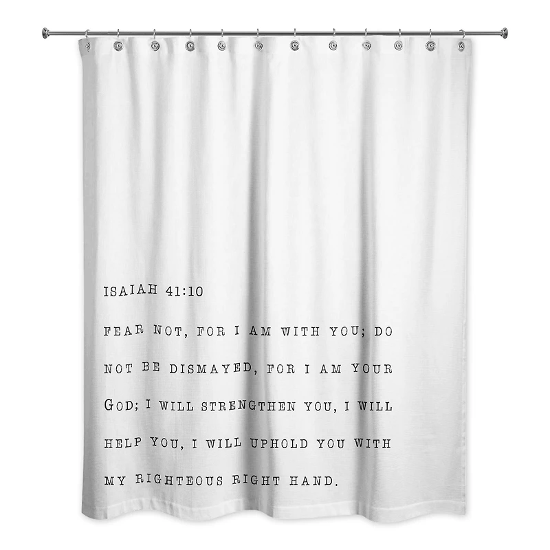 Fear Not I Am Your God 71" x 74" Shower Curtain