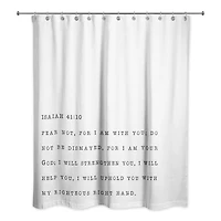 Fear Not I Am Your God 71" x 74" Shower Curtain