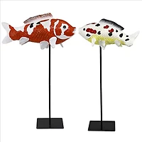 Design Toscano Japanese Floating Koi Sculpture Collection Set