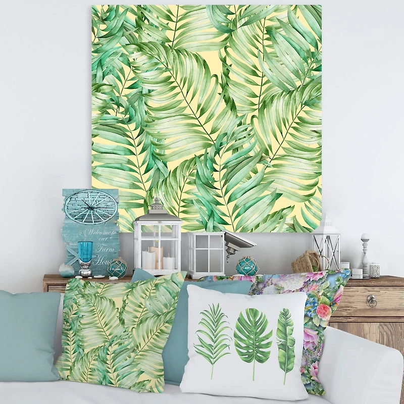 Designart - Tropical Leaves of Monstera