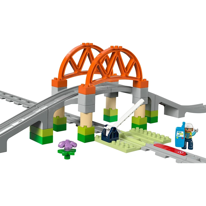 LEGO® DUPLO® Town Train Bridge and Tracks Expansion Set 10426