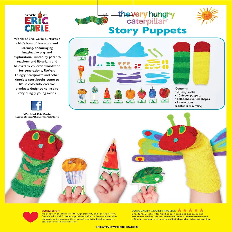 Creativity for Kids® The Very Hungry Caterpillar Story Puppets