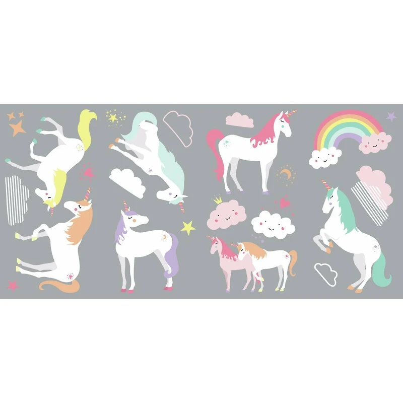 RoomMates Unicorn Magic Peel & Stick Wall Decals