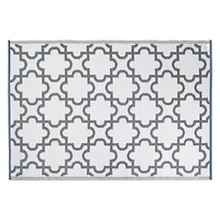 DII® Gray Lattice Outdoor Rug, 4ft. x 6ft.
