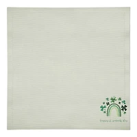 St. Patrick's Day Rainbow 10" x 10" Cotton Twill Napkin