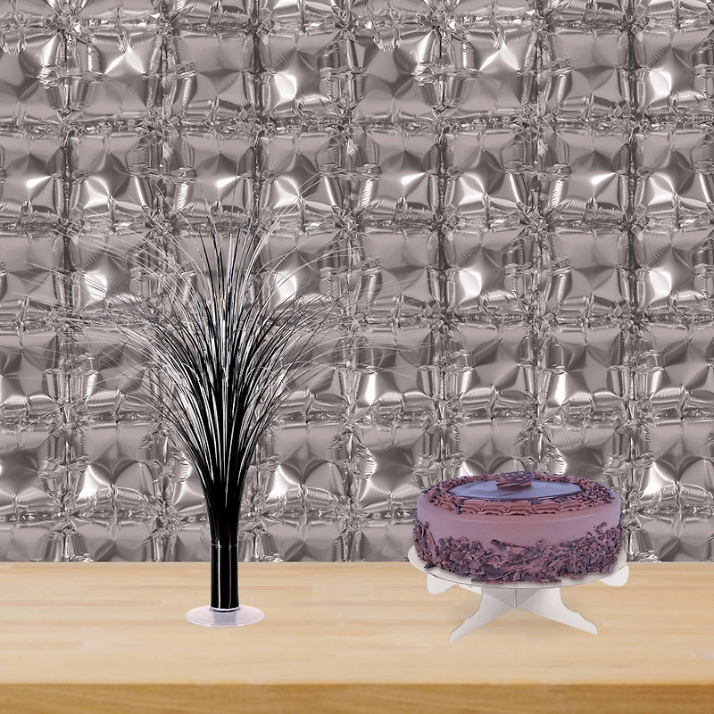 Beistle Silver Foil Balloon Backdrops