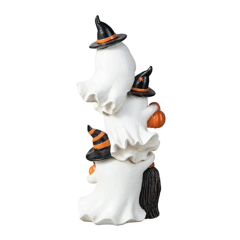 Glitzhome® 13" Halloween Stacked Ghost Table Décor