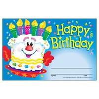 Trend Enterprises® Happy Birthday Cake Recognition Awards, 6 Packs of 30