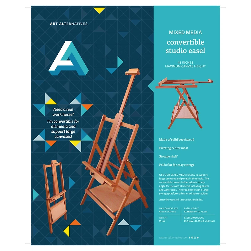 Art Alternatives Multi-Media Easel
