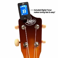 Salus KaKo'o 21" Sunburst Professional Wooden Ukulele Set