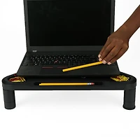 Mind Reader Black Triangle Monitor Stand