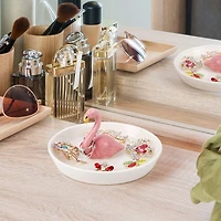 NEX™ 6" Flamingo Ring Dish Jewelry Tray Organizer