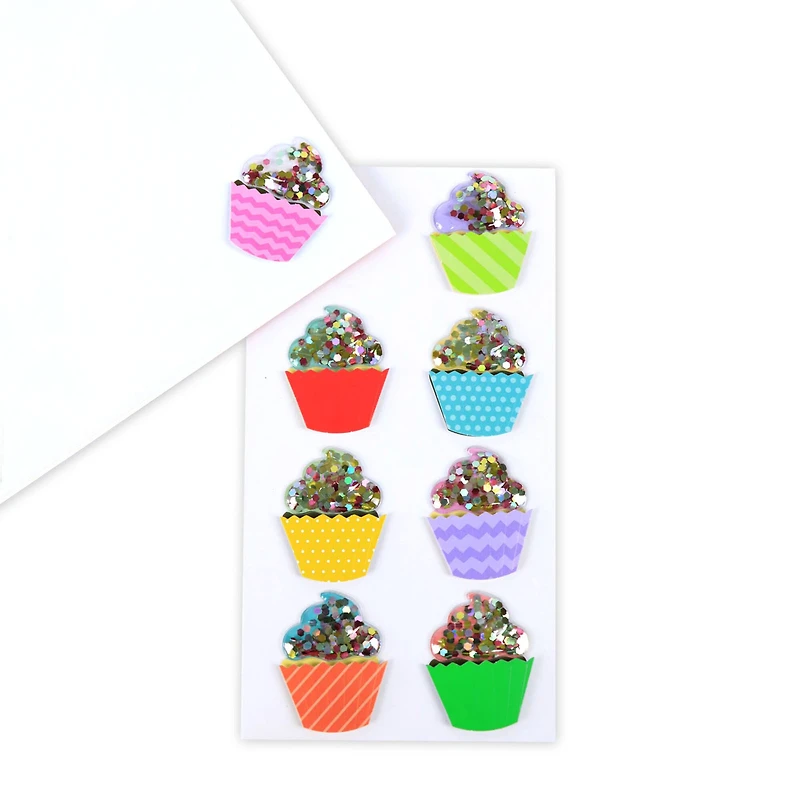 Shaker Cupcake Stickers by Recollections™