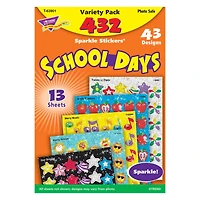 Trend Enterprises® School Days Sparkle Stickers® 3 Packs of 432