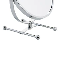 Home Details 7" Chrome 5X Magnification Dual Sided Vanity Mirror