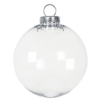 4.75" Clear DIY Plastic Disc Ornament by Make Market®