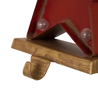 Glitzhome® 7.5" Marquee LED Star Stocking Holder, 2ct.