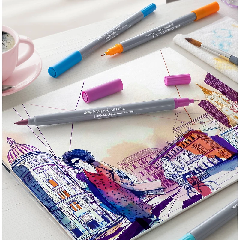 Goldfaber Woman Dual Ended Aqua Markers