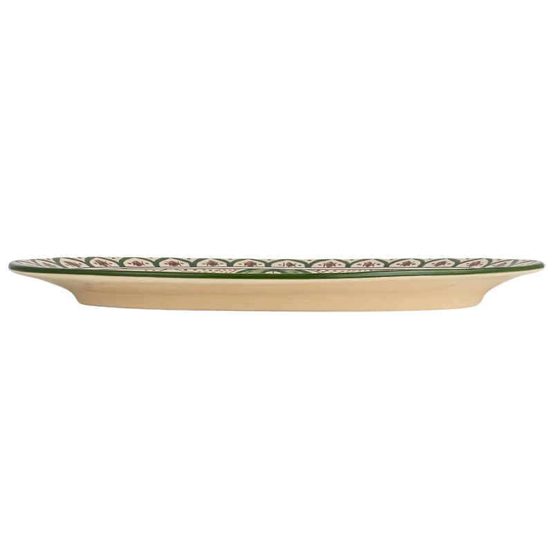 Hello Honey® 16.5" Garden Tapestry Stoneware Platter