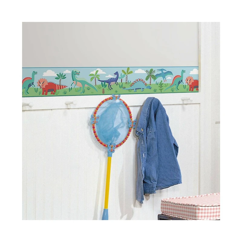 RoomMates Dinosaur Parade Peel & Stick Wallpaper Border
