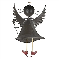Design Toscano 19" Holiday Helper Clara Metal Angel Statue