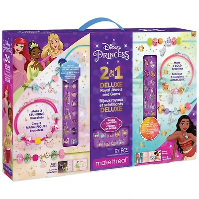Make It Real™ Disney® Princess 2-in-1 Deluxe Royal Jewels & Gems Kit