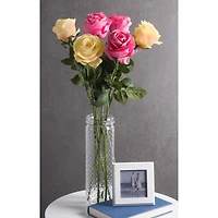 DII® Yellow Flower Open Rose Set, 6ct.