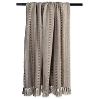 DII® Stone Braided Stripe Throw