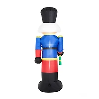 Glitzhome® 8ft. Inflatable Nutcracker With Lights